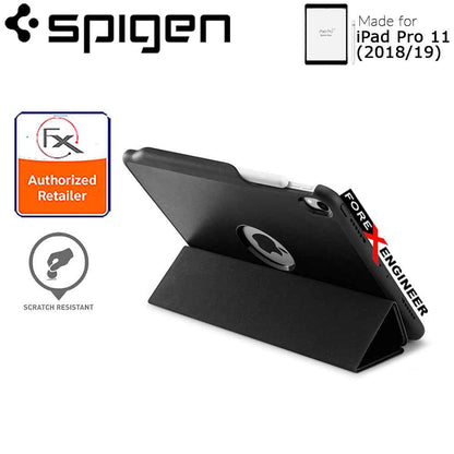Spigen Smart Fold 2 for iPad Pro 11" (2018-19) - with build in Apple Pencil slot - Black - Forexengineer-malaysia