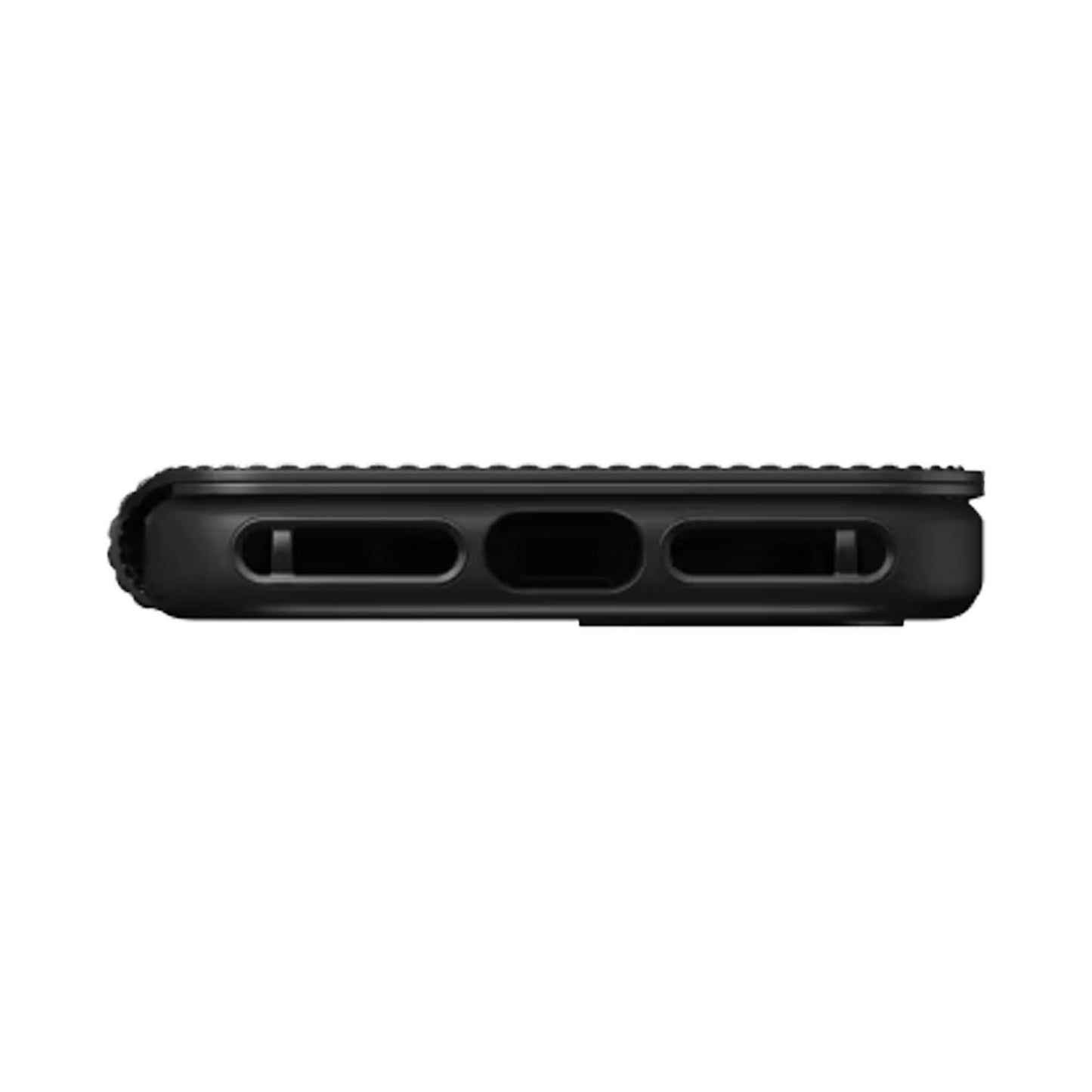 [ONLINE EXCLUSIVE] Nomad Modern Leather Folio Rugged Case for iPhone 13 Pro 6.1" 5G - MagSafe Compatible - Black (Barcode: 856500010786 )