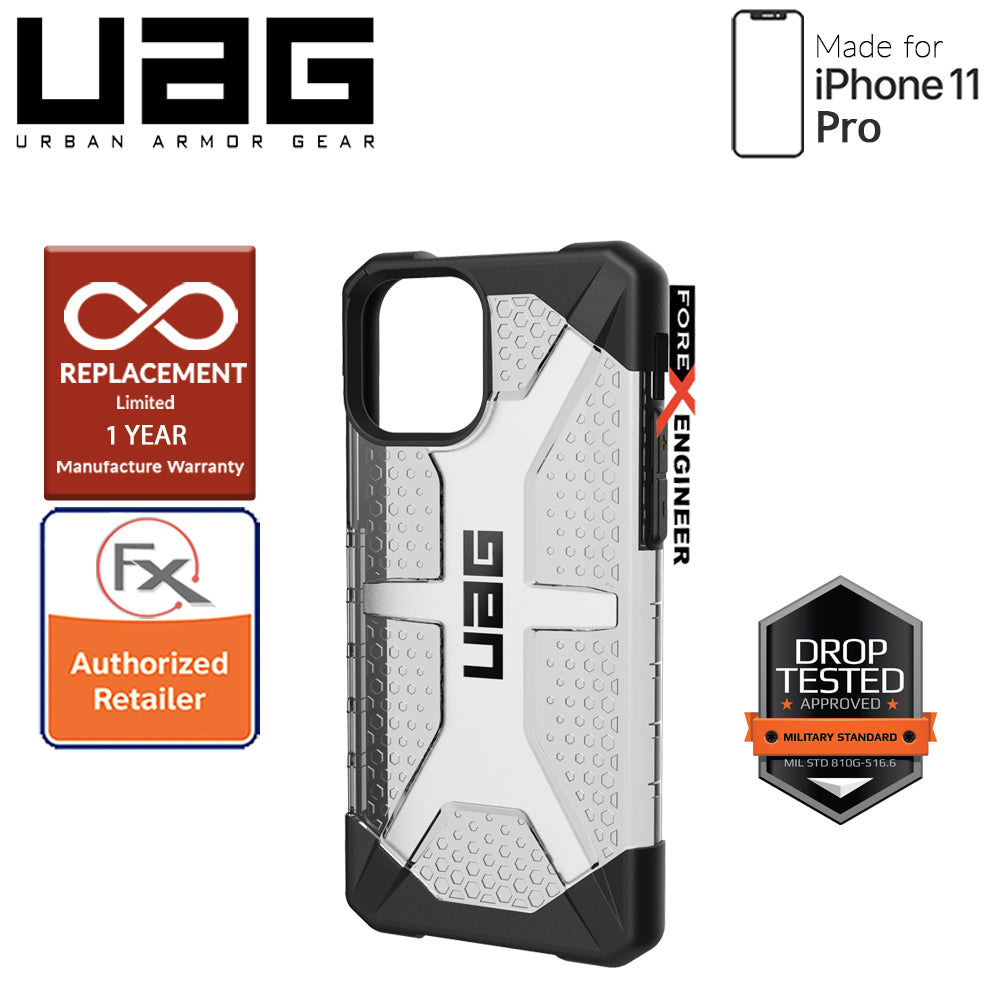 [RACKV2_CLEARANCE] UAG Plasma for iPhone 11 Pro - Feather Light Rugged & Military Drop Tested - Ash