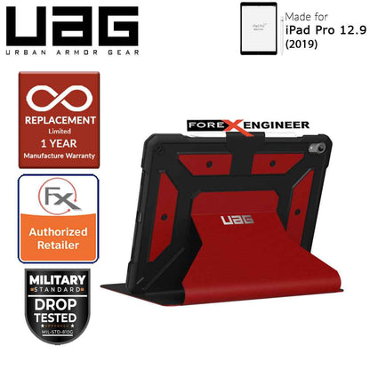 UAG Metropolis for iPad Pro 12.9 inch 2019 - Rugged Military Drop Tested iPad Case - Magma - Forexengineer-malaysia