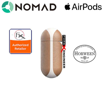 [ONLINE EXCLUSIVE] Nomad Rugged Case for AirPods - Genuine Premium Horween Leather from USA - Natural - Forexengineer-malaysia