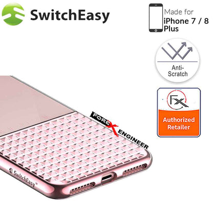 SwitchEasy Revive for iPhone 7 - 8 Plus - Luxe Diamond Cut Design - Rose Gold - Forexengineer-malaysia