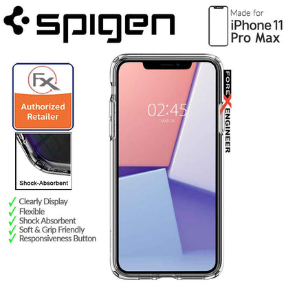 Spigen Liquid Crystal for iPhone 11 Pro Max - Clear - Forexengineer-malaysia