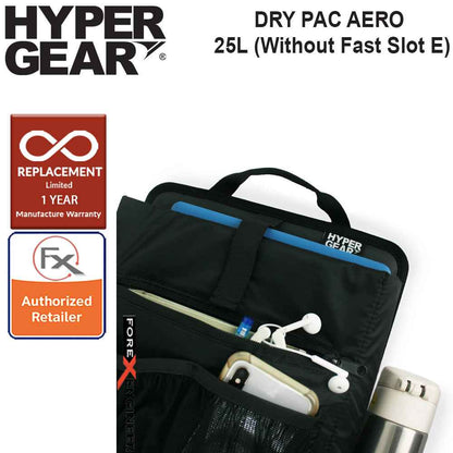Hypergear Dry Pac ¬†Aero 25L - Heavy-duty Design and IPX6 Waterproof Specification - Black ( Base Only Without Fast Slot E) - Forexengineer-malaysia