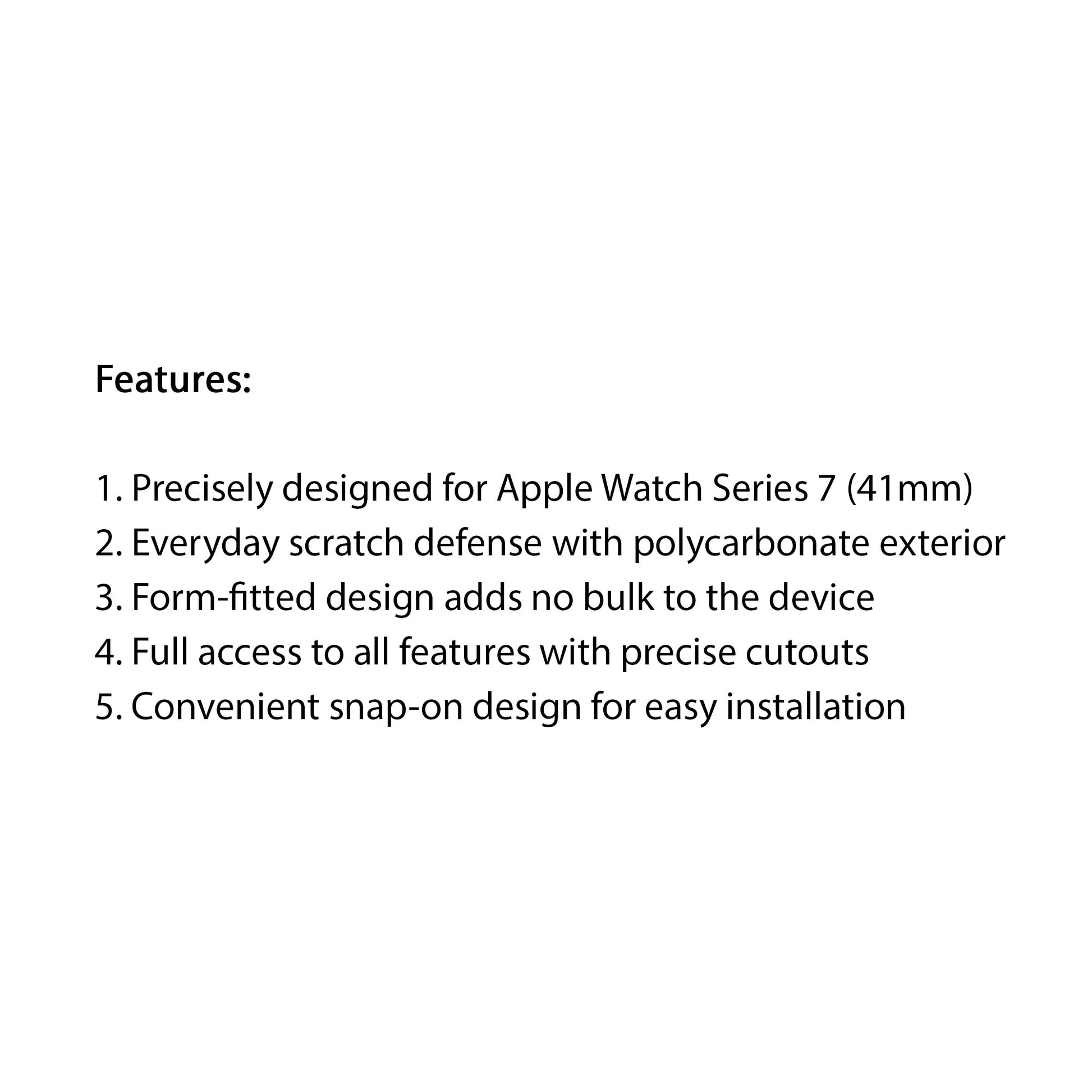 Spigen Thin Fit Case for Apple Watch Series 7 ( 41mm ) - Crystal Clear (Barcode: 8809811857726 ) - Forexengineer -Malaysia- 8809811857726