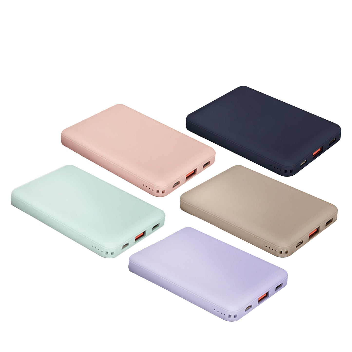 Uniq Fuele Mini PocketSlim 8000 mAh USB-C 18W PD Power Bank - Pink (Barcode: 8886463672228 )