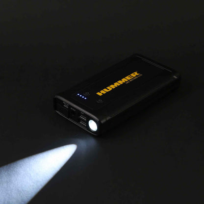 Hummer H3T 8000mAh Powerbank Jump Starter with Wireless Charger & Work Light (USB-A to USB-C)