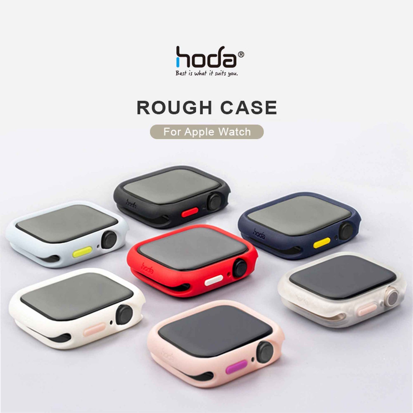 Hoda Rough Case for Apple Watch Series 7 ( 45mm ) - Blue (Barcode: 4711103543566 )