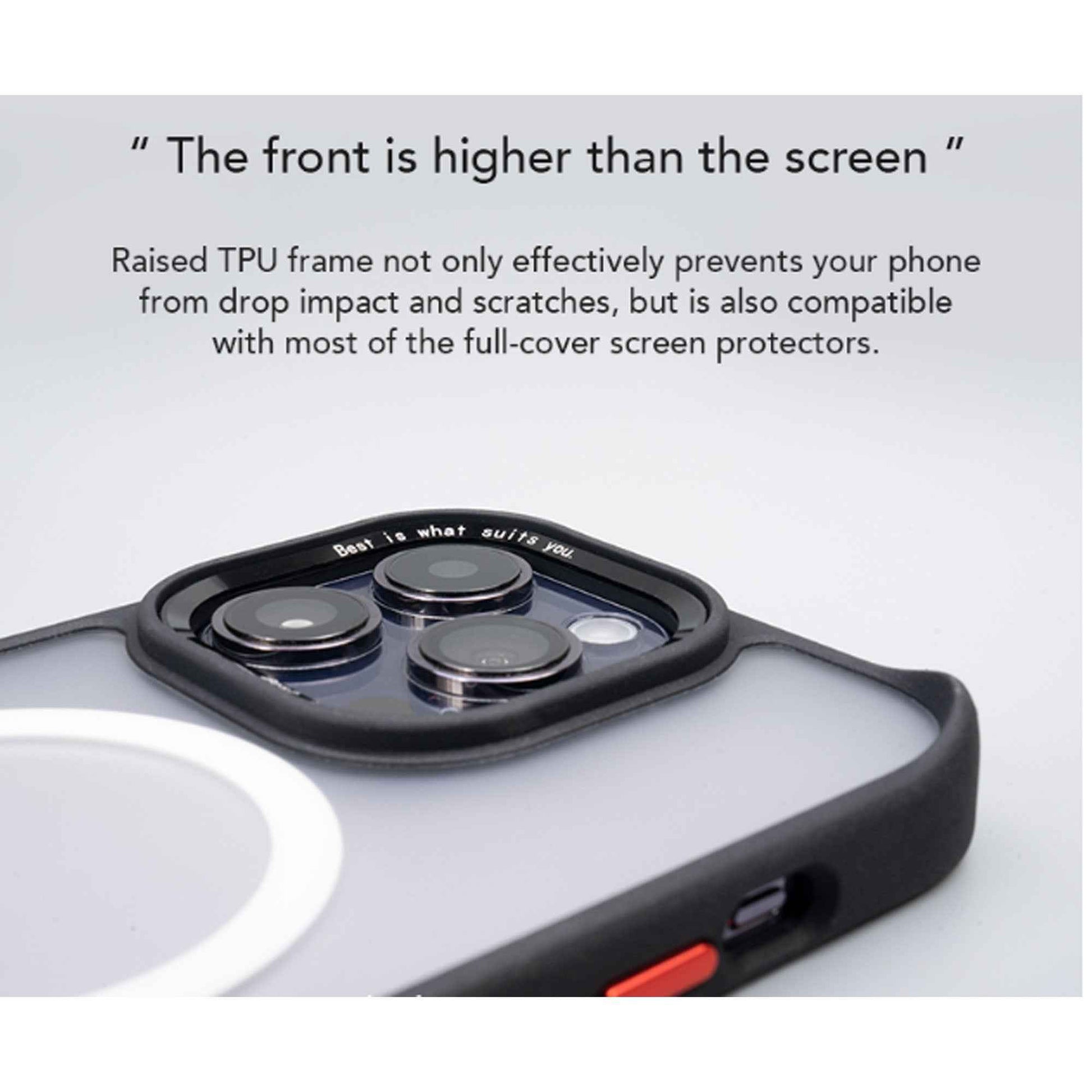 Hoda Rough Case for iPhone 14 - MagSafe Compatible Military Standard  - Black ( Barcode: 4711103545225 )