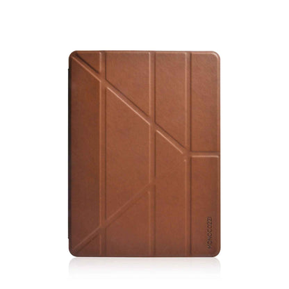Monocozzi LUCID Folio for iPad 10.2" - 10.2 inch ( 7 - 8 - 9 Gen ) Ultra Light Folio Case with Apple Pencil Slot  - Tan (Barcode: 4895199107649 )