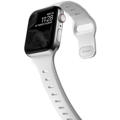 [ONLINE EXCLUSIVE] Nomad Sport Slim Band for Apple Watch 41mm - 40mm - 38mm ( Series SE - 7 - 6 - 5 - 4 - 3 - 2 - 1 ) - White ( Barcode: 856500011424 )