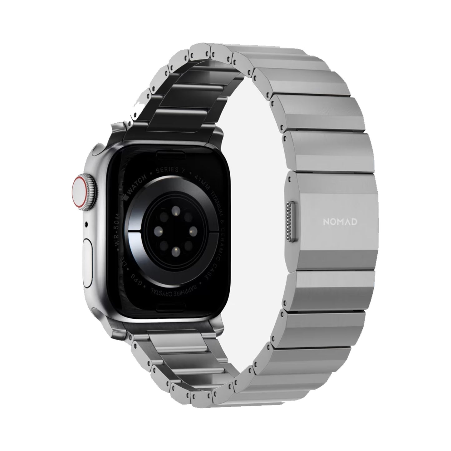 [ONLINE EXCLUSIVE] Nomad Titanium Band for Apple Watch ALL Ultra & 42/44/45/49MM - Silver