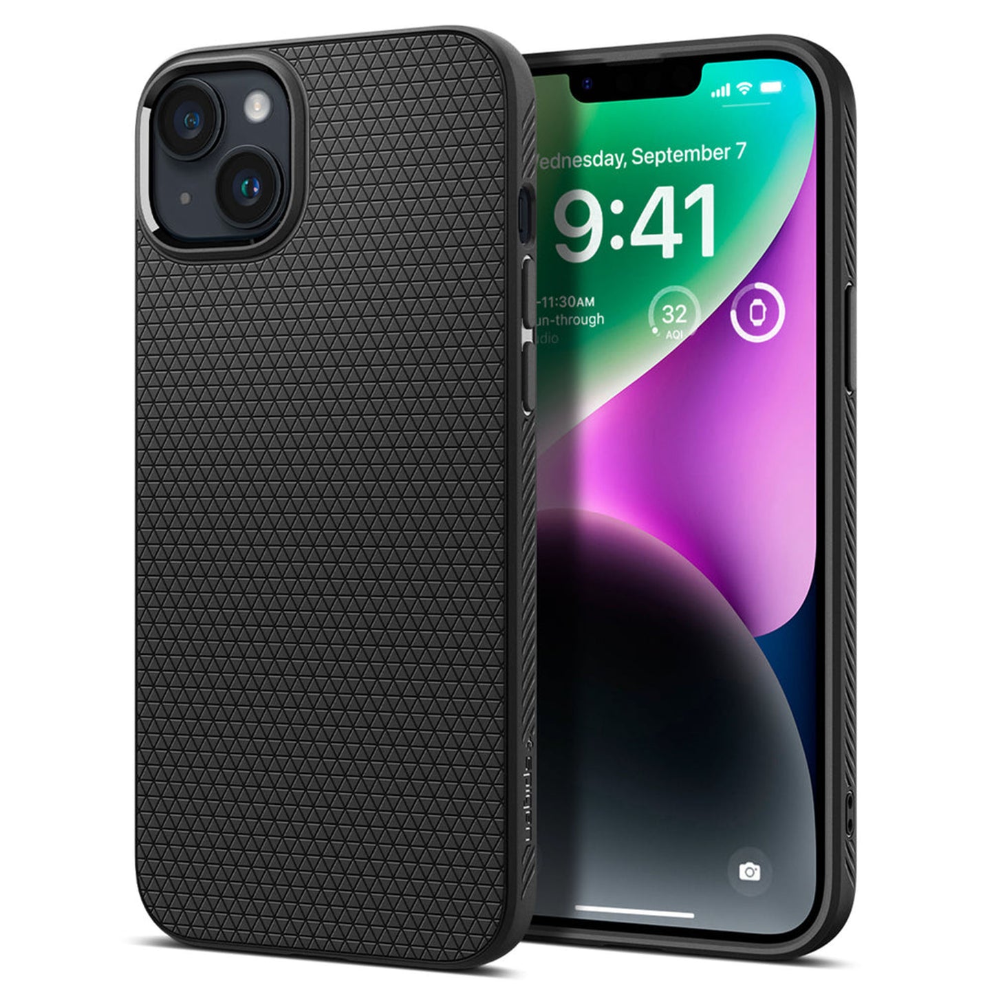 Spigen Liquid Air for iPhone 14 - Matte Black (Barcode: 8809811865158 )