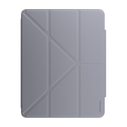 SwitchEasy Origami Nude for iPad Pro 12.9" ( 2021 - 2020 - 2018 ) - Flexi-Folding Folio Clear Case - Alaskan Blue (Barcode: 4895241108532 ) - Forexengineer -Malaysia- 4895241108532