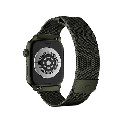 UNIQ Dante for Apple Watch Series 7 - SE - 6 - 5 - 4 - 3 - 2 - 1 ( 41mm - 40mm - 38mm ) - Green