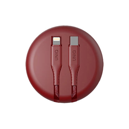Uniq Halo Smart Cable Organiser ( USB-C to Lightning ) - Blue (Barcode: 8886463666005 ) - Forexengineer -Malaysia- 8886463666005