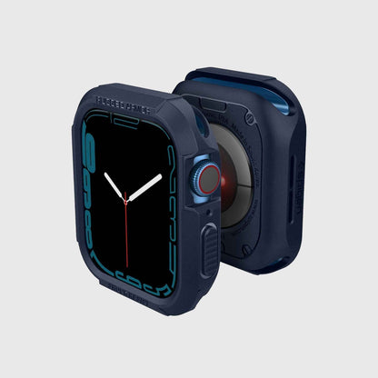Spigen Rugged Armor for Apple Watch Series 7 - SE - 6 - 5 - 4 ( 45mm - 44mm ) Protection Case - Rose Gold - Forexengineer-malaysia