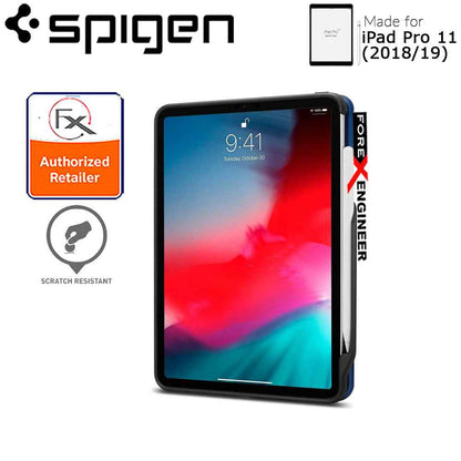 Spigen Smart Fold 2 for iPad Pro 11" (2018-19) - with build in Apple Pencil slot - Blue - Forexengineer-malaysia