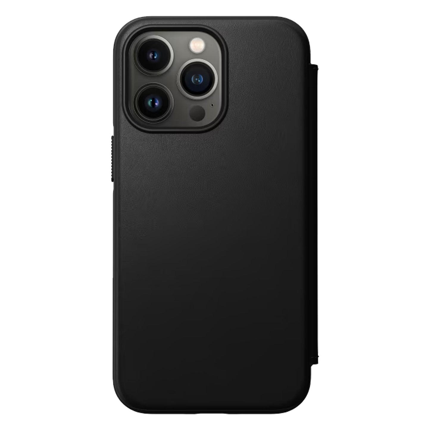 [ONLINE EXCLUSIVE] Nomad Modern Leather Folio Rugged Case for iPhone 13 Pro 6.1" 5G - MagSafe Compatible - Black (Barcode: 856500010786 )