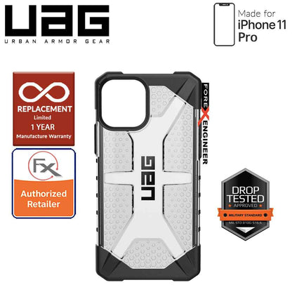 [RACKV2_CLEARANCE] UAG Plasma for iPhone 11 Pro - Feather Light Rugged & Military Drop Tested - Ash - Forexengineer-malaysia