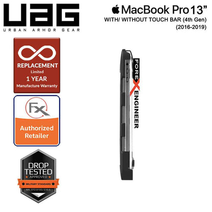 UAG Plasma for Macbook Pro 13 inch - 4th Gen (2016 - 2019) with - without Touch Bar - Ice color - Forexengineer-malaysia
