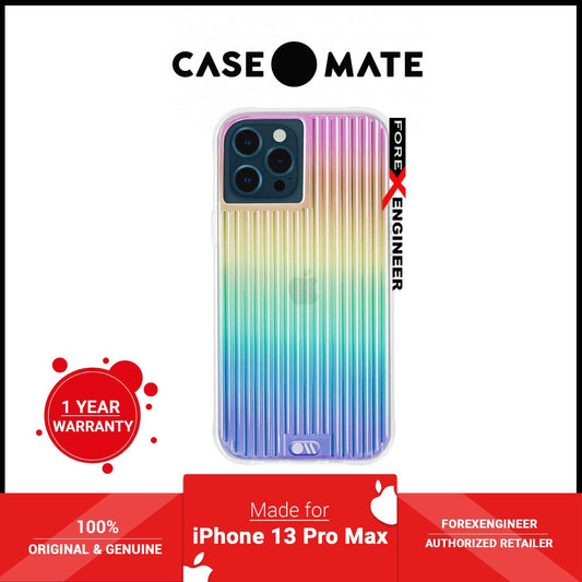 Case-Mate Tough Groove for iPhone 13 Pro Max 6.7" 5G with Antimicrobial - Iridescent (Barcode: 840171708769 )