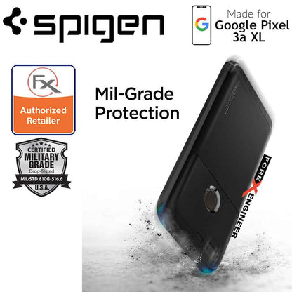 Spigen Rugged Armor for Google Pixel 3a XL - Matte Black - Forexengineer-malaysia