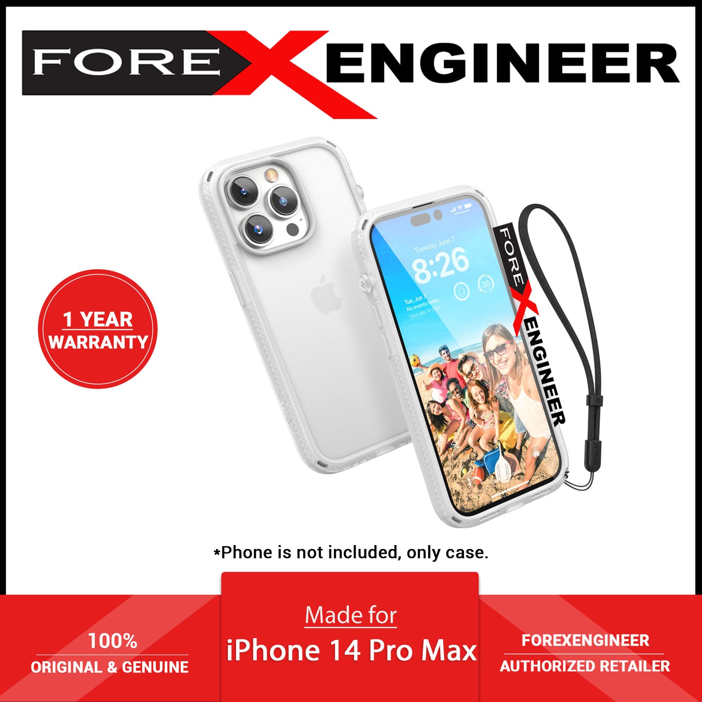 Catalyst Influence for iPhone 14 Pro Max - Clear (Barcode: 840625112630 )