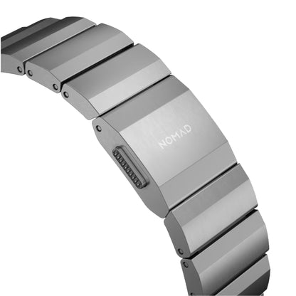 Nomad Titanium Band for Apple Watch all Series use 49mm / 46mm / 45mm / 44mm / 42mm ) - Natural - Forexengineer -Malaysia- 856500018140