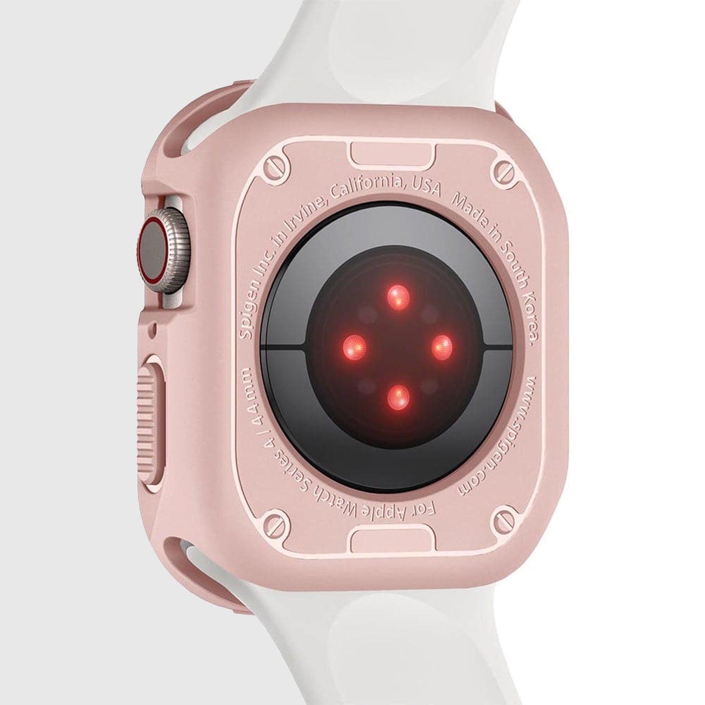 Spigen Rugged Armor for Apple Watch Series 7 - SE - 6 - 5 - 4 ( 45mm - 44mm ) Protection Case - Rose Gold