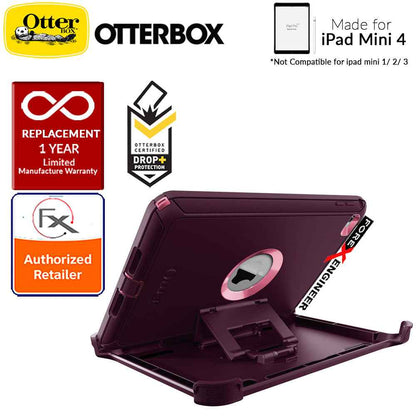 Otterbox Defender Series case for iPad Mini 4 - Mini 5 (Not compatible with ipad mini 1-2-3) - Very Berry - Forexengineer-malaysia
