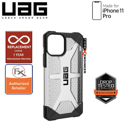 [RACKV2_CLEARANCE] UAG Plasma for iPhone 11 Pro - Feather Light Rugged & Military Drop Tested - Ash - Forexengineer-malaysia