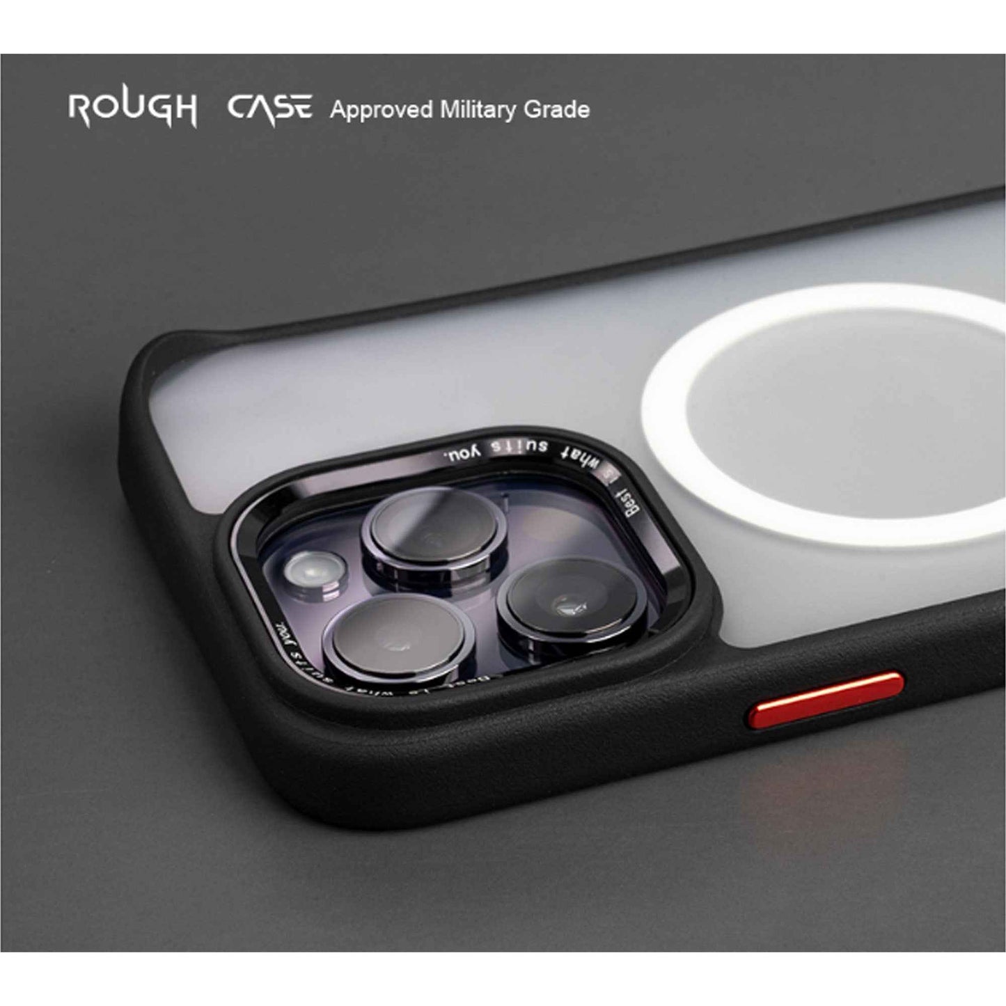 Hoda Rough Case for iPhone 14 - MagSafe Compatible Military Standard  - Black ( Barcode: 4711103545225 )