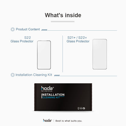 Hoda Tempered Glass for Samsung Galaxy S22 - 0.21mm 2.5D Full Coverage Screen Protector - Clear (Barcode: 4711103544129 ) - Forexengineer -Malaysia- 4711103544129