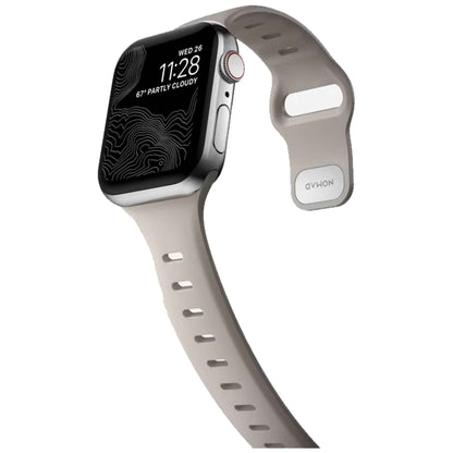 [ONLINE EXCLUSIVE] Nomad Sport Slim Band for Apple Watch 41mm - 40mm - 38mm ( Series SE - 7 - 6 - 5 - 4 - 3 - 2 - 1 ) - Bone ( Barcode: 856500011417 )