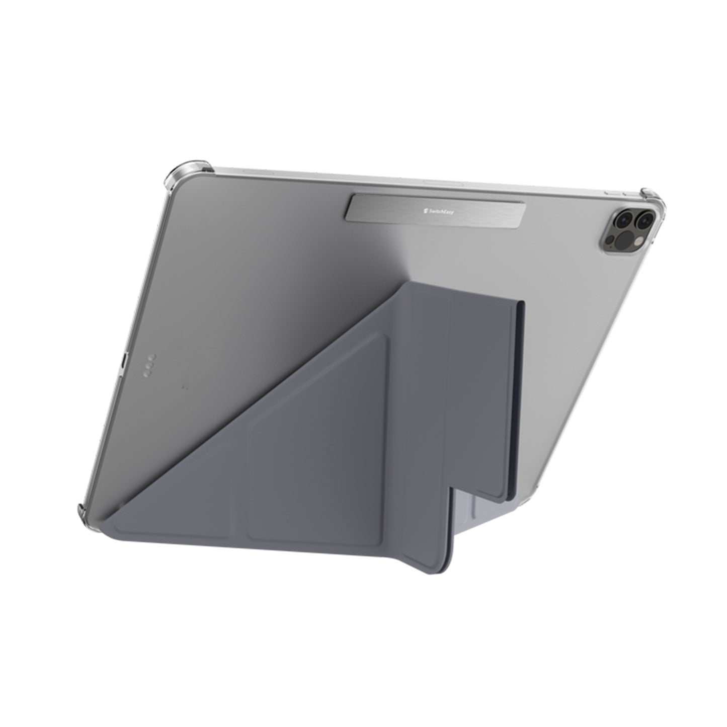 SwitchEasy Origami Nude Flexi-Folding Folio Clear Case for iPad Pro 11" ( 2022 - 2020 - 2018 ) - iPad Air 10.9" ( 2022 - 2020 ) - Alaskan Blue (Barcode: 4895241108549 )