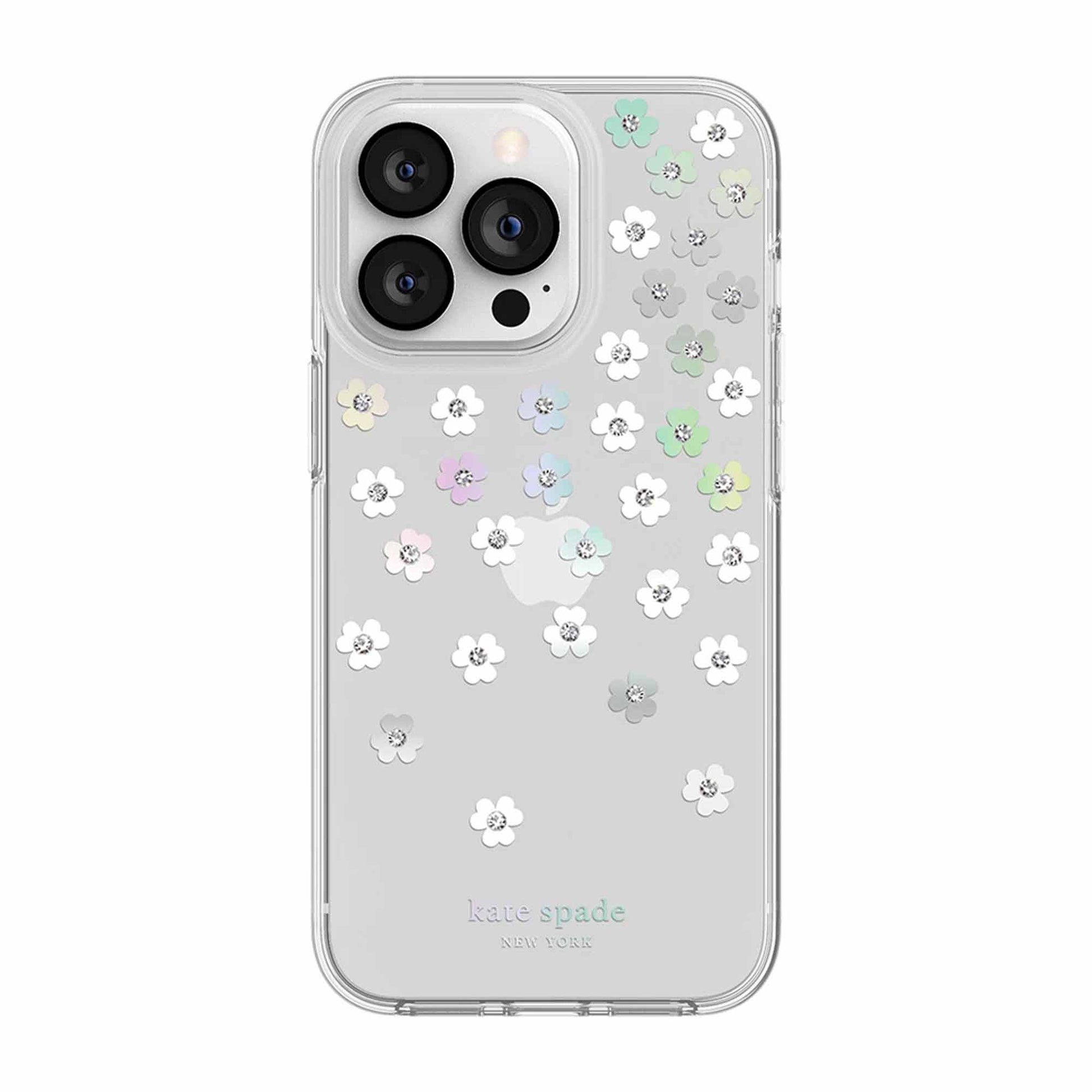 Kate Spade New York Protective Hardshell Case for iPhone 13 Pro Max 6.7" 5G - Scattered Flowers (Barcode: 191058137883 ) - Forexengineer-malaysia