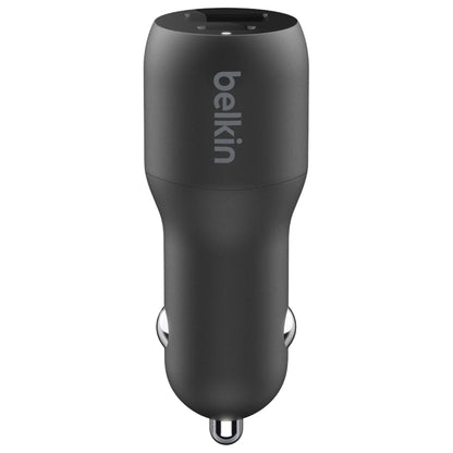 Belkin BOOST↑CHARGE™ USB-C + USB-A Car Charger 32W - Black (Barcode: 745883816712 ) - Forexengineer-malaysia