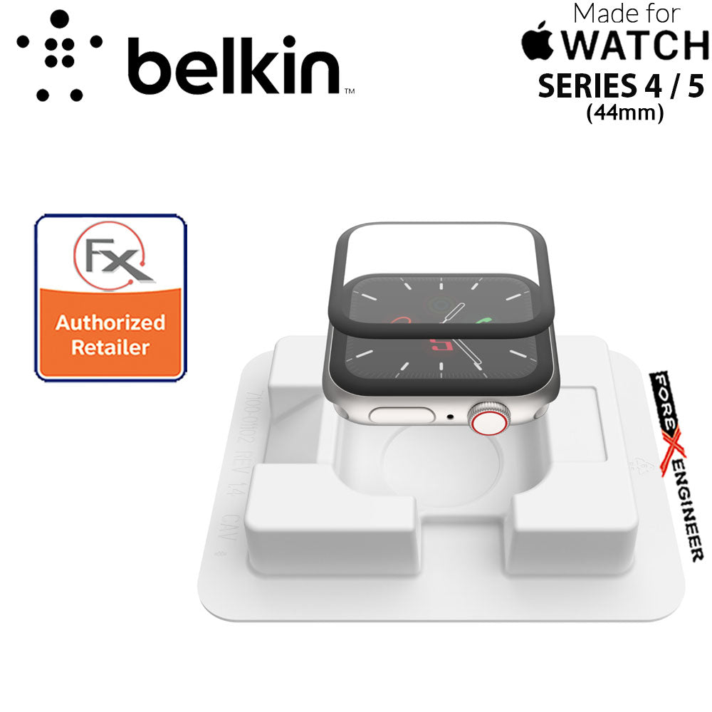 Belkin SCREENFORCE™ TrueClear Curve Screen Protector for Apple Watch Series SE - 6 -  5 - 4 - 44mm - PET type with hard coating ( Barcode : 745883797011 )