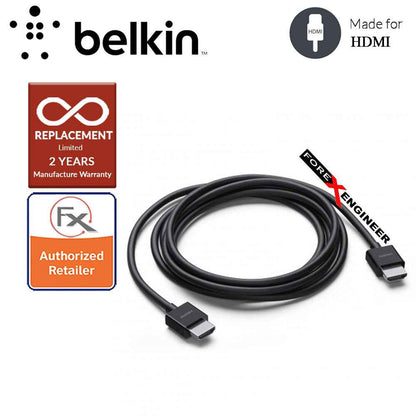 Belkin Ultra HD Premium HDMI Cable 2 Meter - Black Color (Barcode :745883730346 )