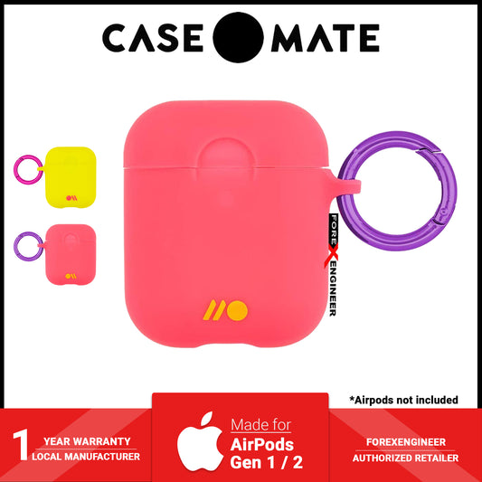 Case Mate Hook Ups Case for Airpods 1 - 2 - Living Coral Light Pink (Barcode: 846127185349 )