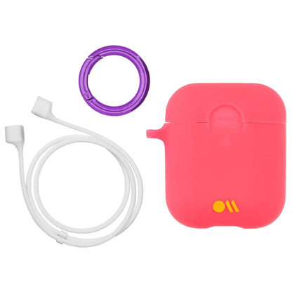Case Mate Hook Ups Case for Airpods 1 - 2 - Living Coral Light Pink (Barcode: 846127185349 ) - Forexengineer-malaysia