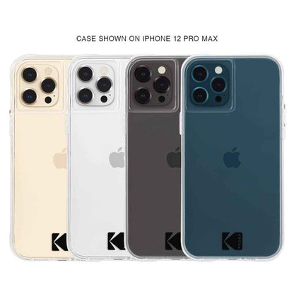 Case Mate KODAK for iPhone 12 Pro Max 6.7 5G - Clear Case with Logo (Barcode: 840171700367 )