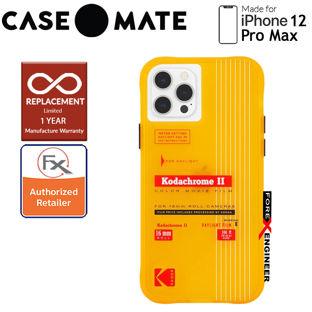 Case Mate KODAK with MicroPel for iPhone 12 Pro Max 5G 6.7" - Vintage Yellow (Barcode: 840171700381 )