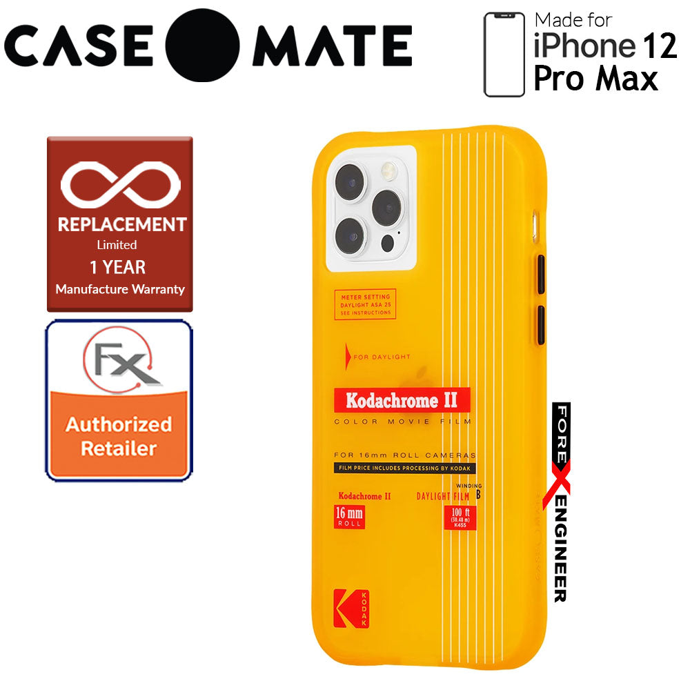 Case Mate KODAK with MicroPel for iPhone 12 Pro Max 5G 6.7" - Vintage Yellow (Barcode: 840171700381 )