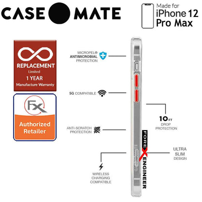 Case Mate KODAK with MicroPel for iPhone 12 Pro Max 5G 6.7" - White Kodachrome Super 8 (Barcode: 840171700374 )