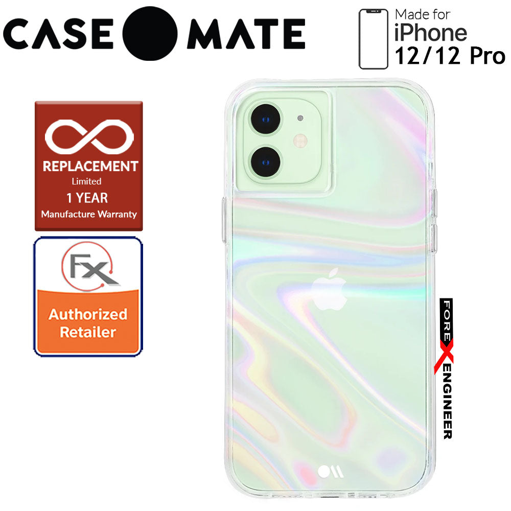 [RACKV2_CLEARANCE] Case Mate Soap Bubble with MicroPel for iPhone 12 - 12 Pro 5G 6.1" (Barcode: 846127196147 )