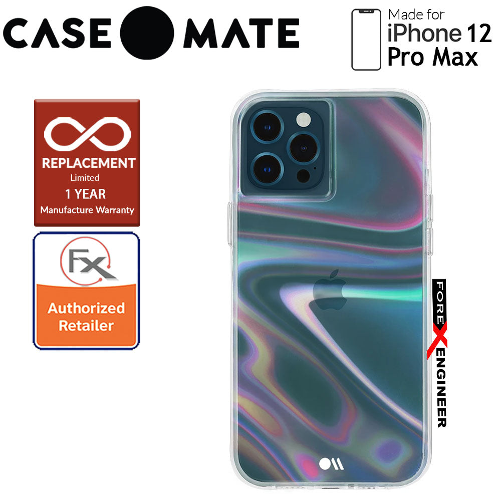 [RACKV2_CLEARANCE] Case Mate Soap Bubble with MicroPel for iPhone 12 Pro Max 5G 6.7" (Barcode: 846127195799 )