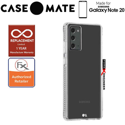 Case Mate Tough Clear Plus for Samsung Galaxy Note 20 5G - with Micropel antimicrobial protection ( Clear ) ( Barcode : 846127195218 )