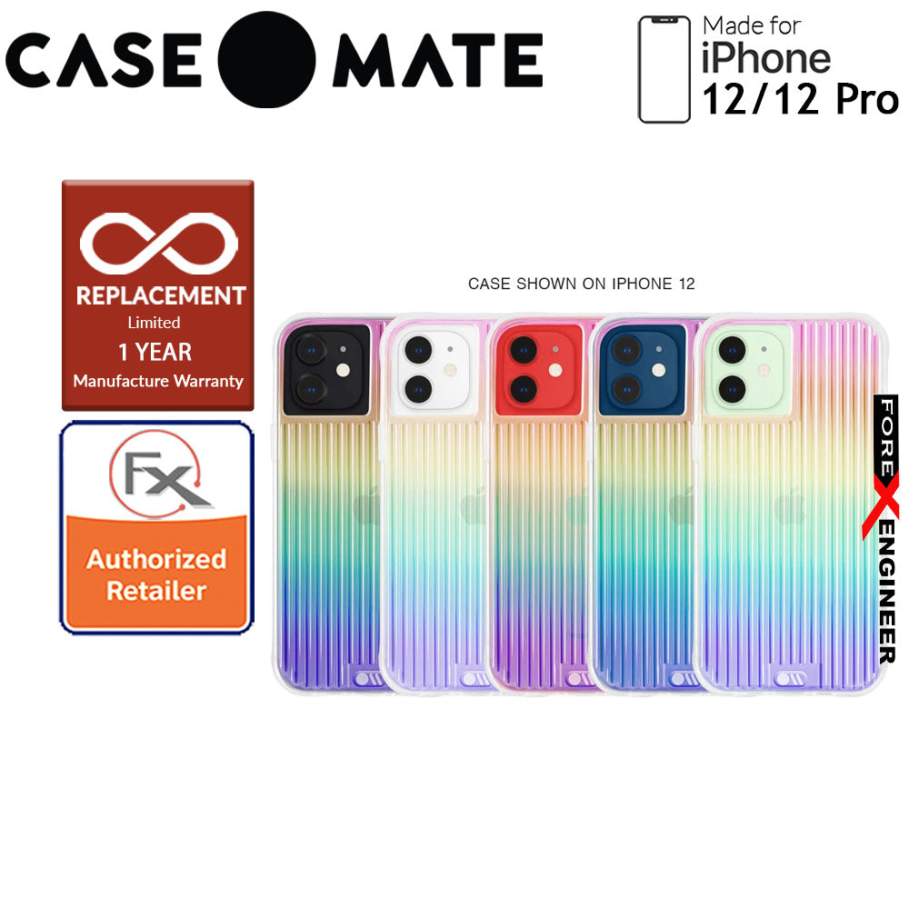 Case Mate Tough Groove with MicroPel for iPhone 12 - 12 Pro  5G 6.1" - Irisdescent (Barcode: 846127196192 )